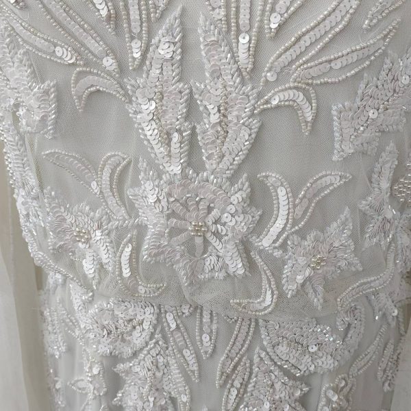 1920s beaded wedding dress