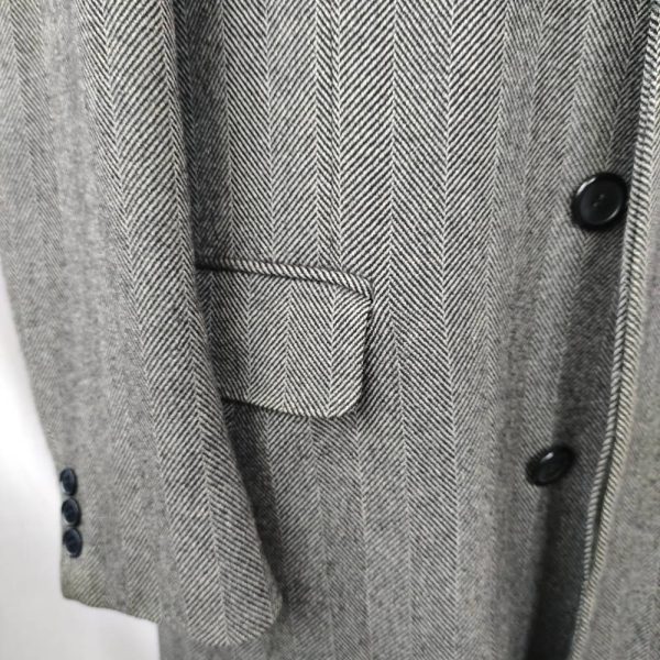 Herringbone overcoat