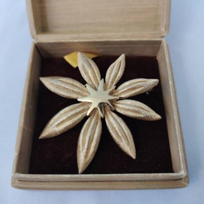 Trifari flower brooch