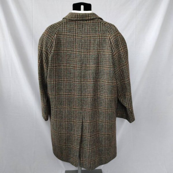 Harris Tweed wood overcoat