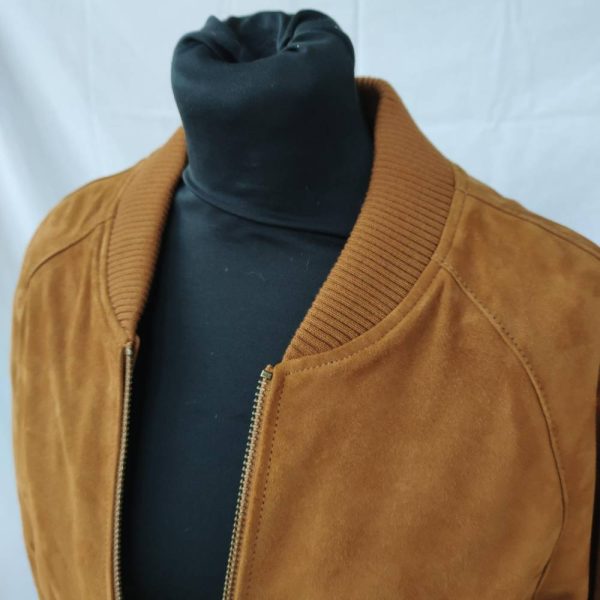 Small suede bomber jacket