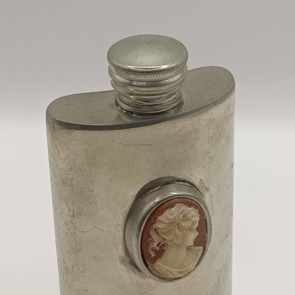 Pewter hip flask