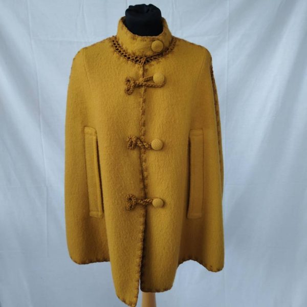 Vintage wool poncho