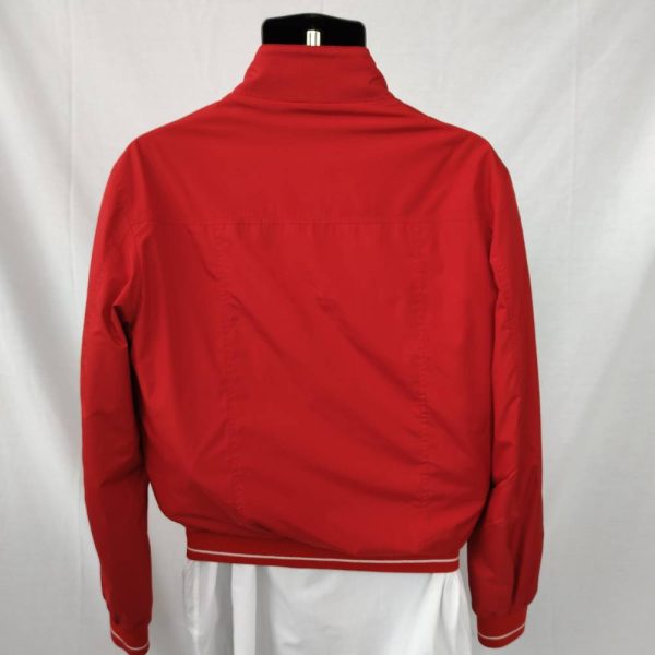 Red Baracuta bomber jacket