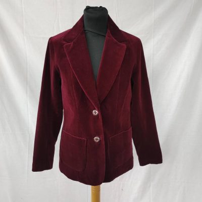 Ladies velvet jacket